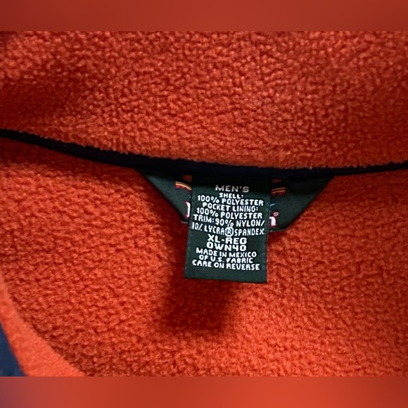 Lands' End Men's Heritage Fleece Snap Neck Pullover; XL - Picture 2 of 5